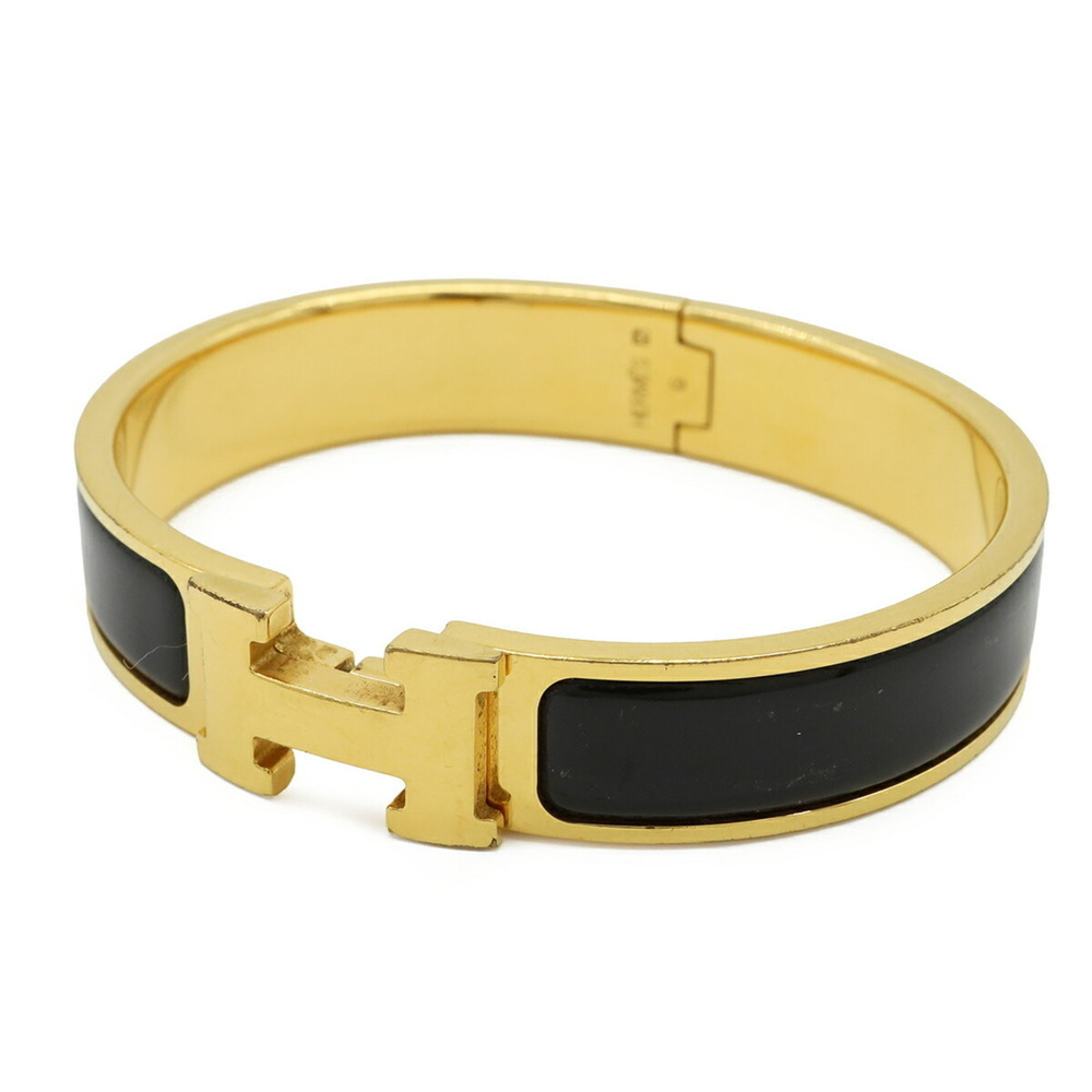 HERMES Black Charm Bracelet